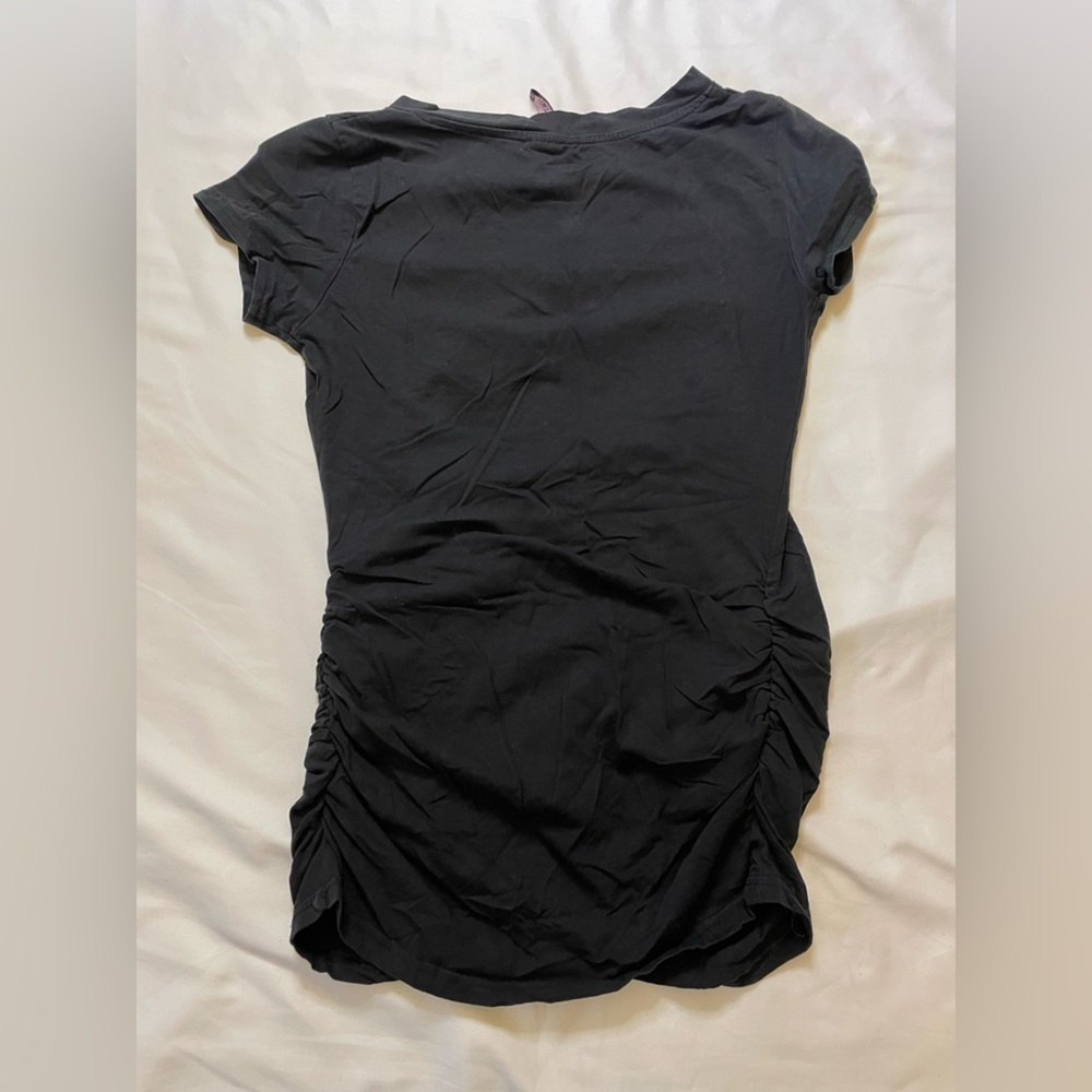 Moms the word maturinty size small v-neck black short sleeve t-shirt - Picture 4 of 6